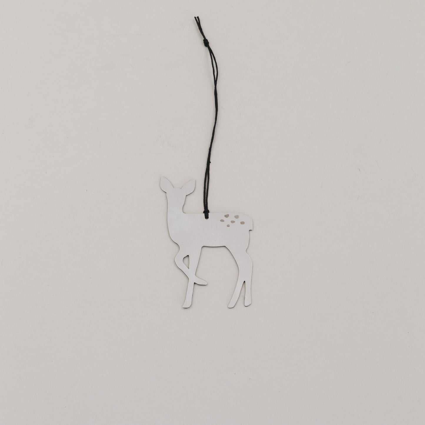 Anhänger Reh 6er Set Silber (VE = 8 Stk.)