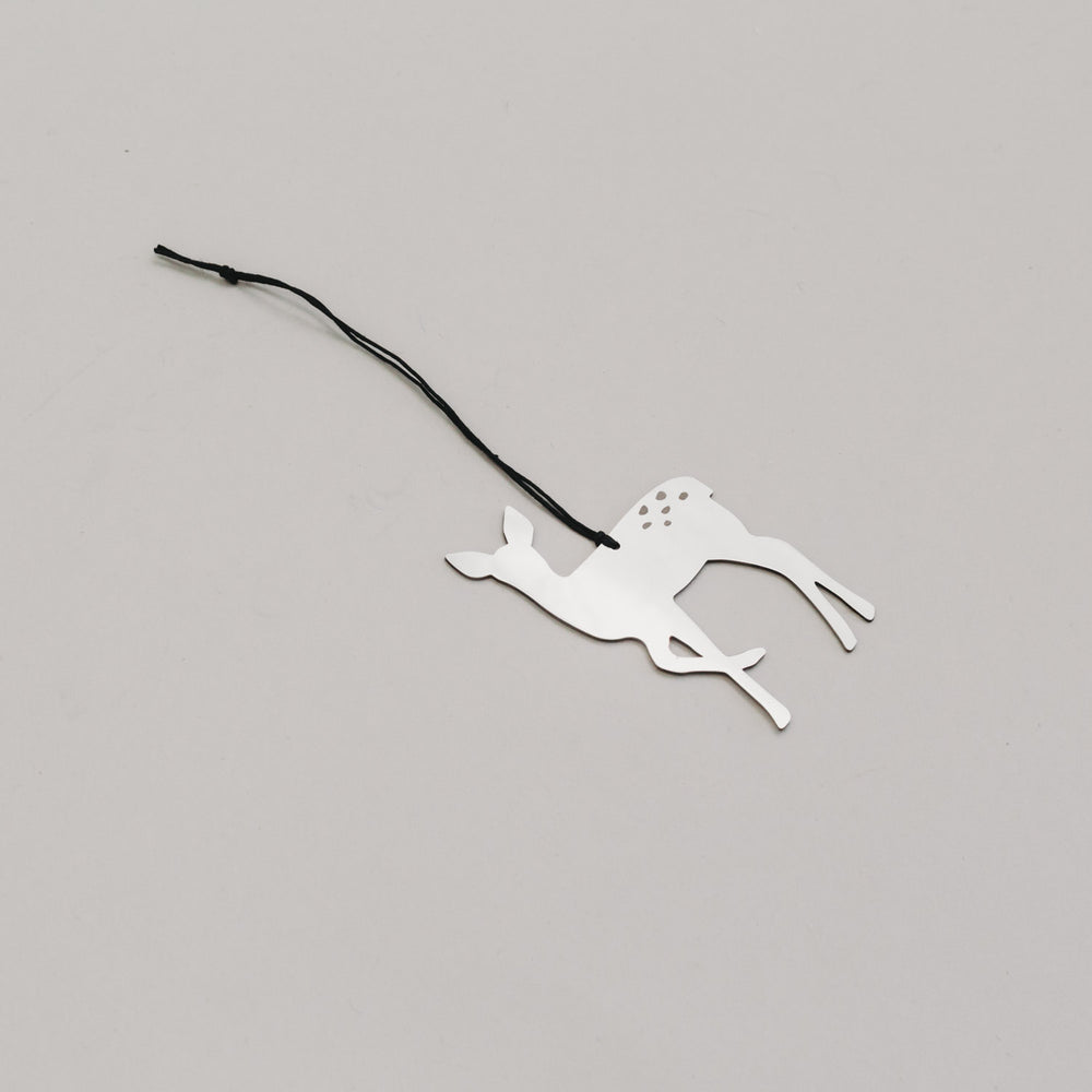 Anhänger Reh 6er Set Silber (VE = 8 Stk.)