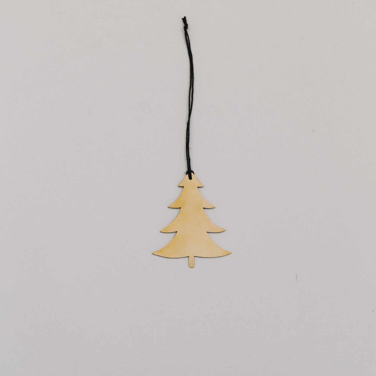 Anhänger Tanne 6er Set Gold (VE = 8 Stk.)