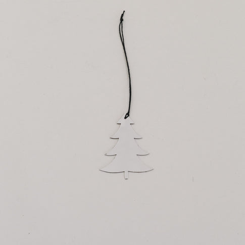 Anhänger Tanne 6er Set Silber (VE = 8 Stk.)