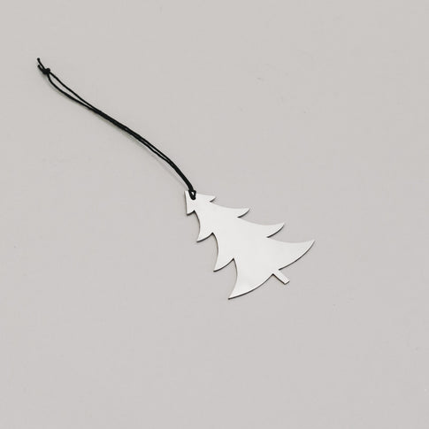 Anhänger Tanne 6er Set Silber (VE = 8 Stk.)