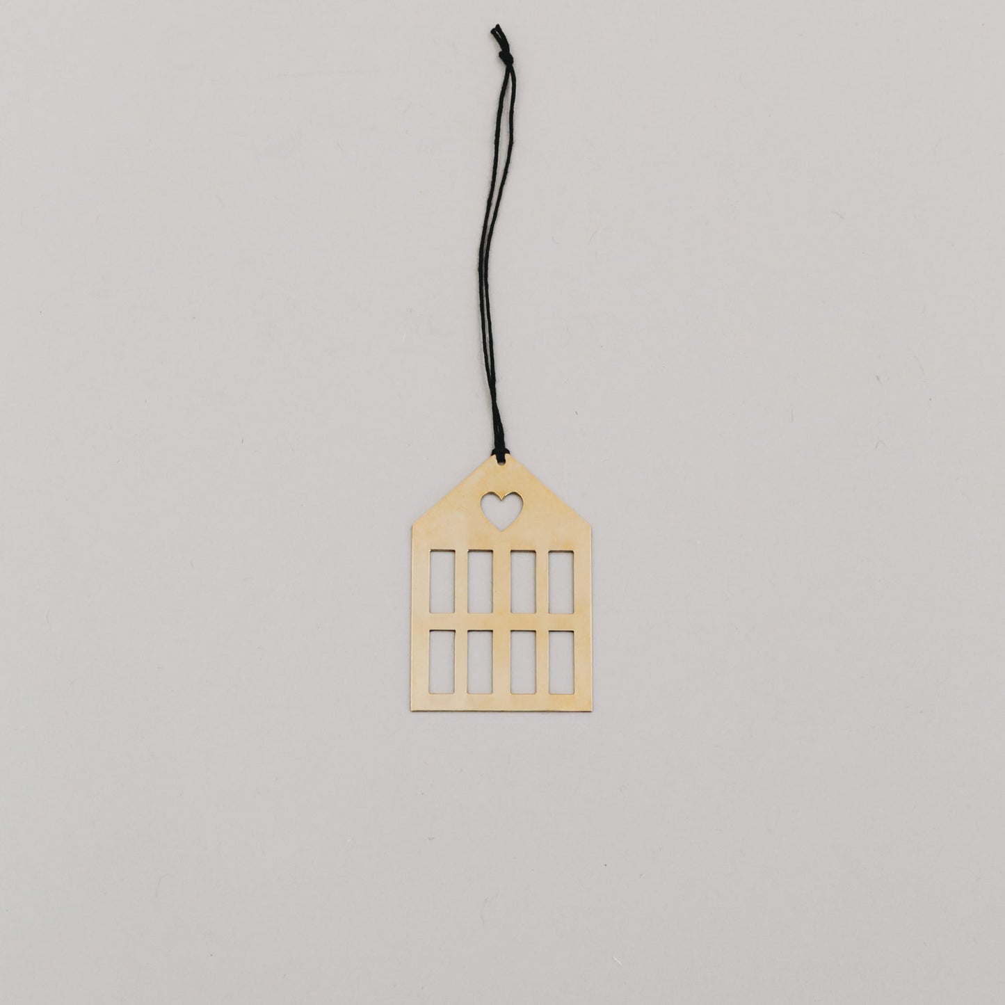 Anhänger Haus 6er Set Gold (VE = 8 Stk.)