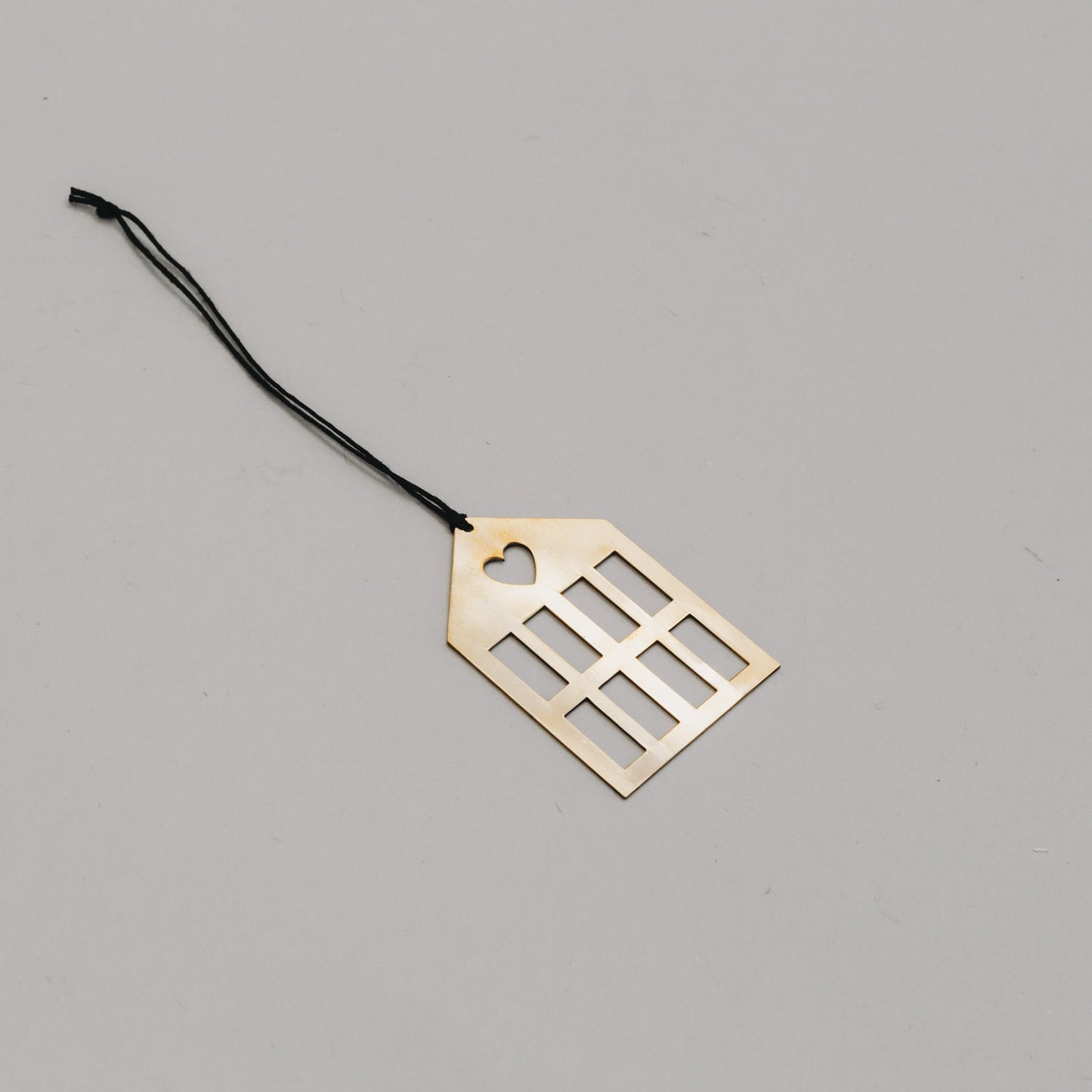 Anhänger Haus 6er Set Gold (VE = 8 Stk.)