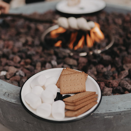 Emaille Frühstücksteller Herz (VE = 6 Stk)