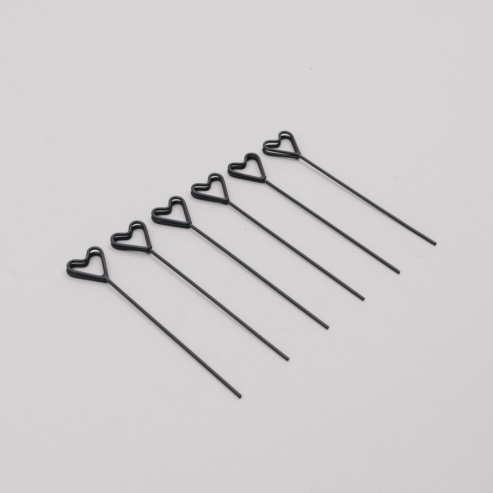 Stecker Karte Mini Herz 6er Set (VE = 4 Stk)