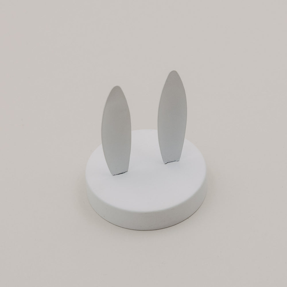 Metalldeckel Hasenohren weiß Mini Vorratsglas (VE = 6 Stk)