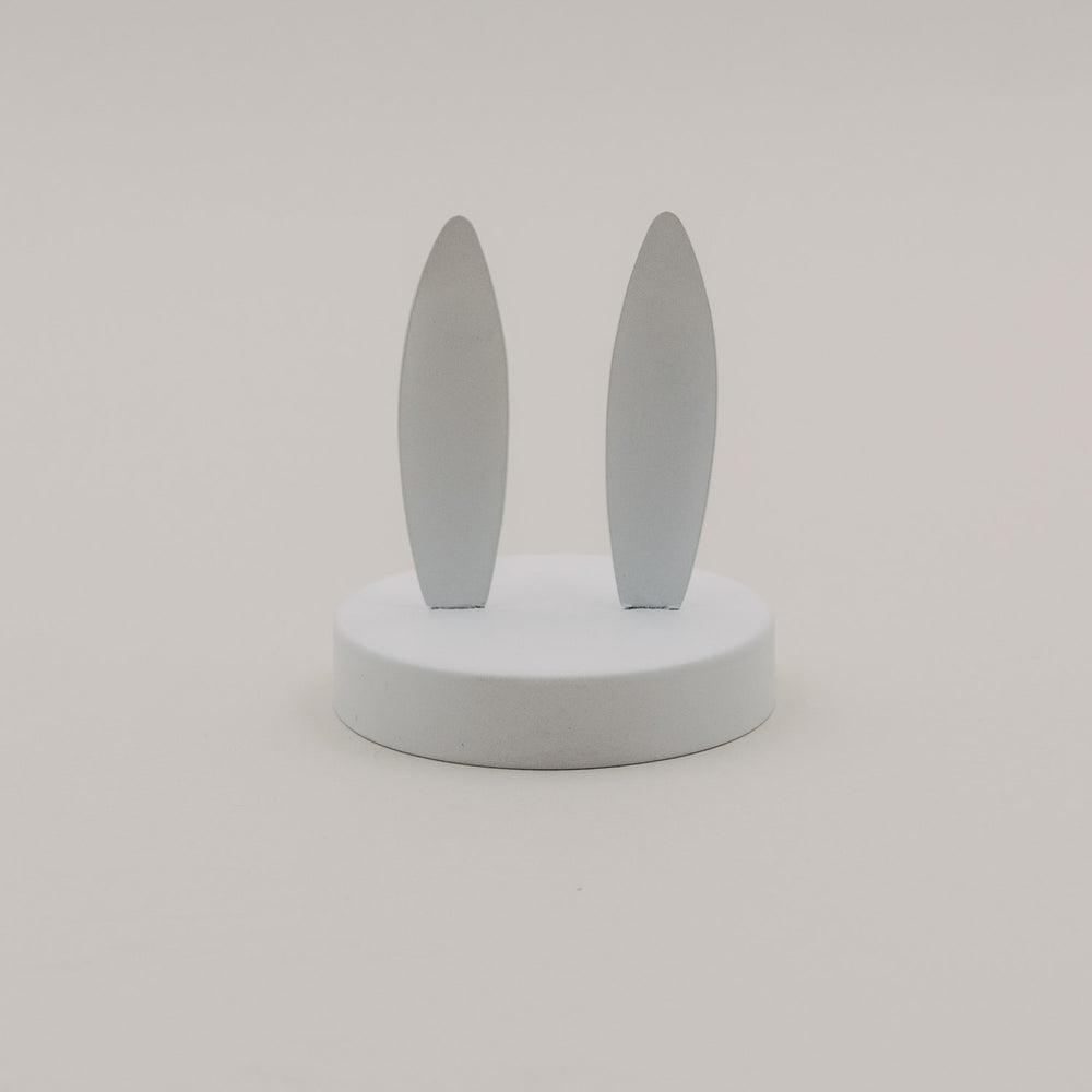 Metalldeckel Hasenohren weiß Mini Vorratsglas (VE = 6 Stk)