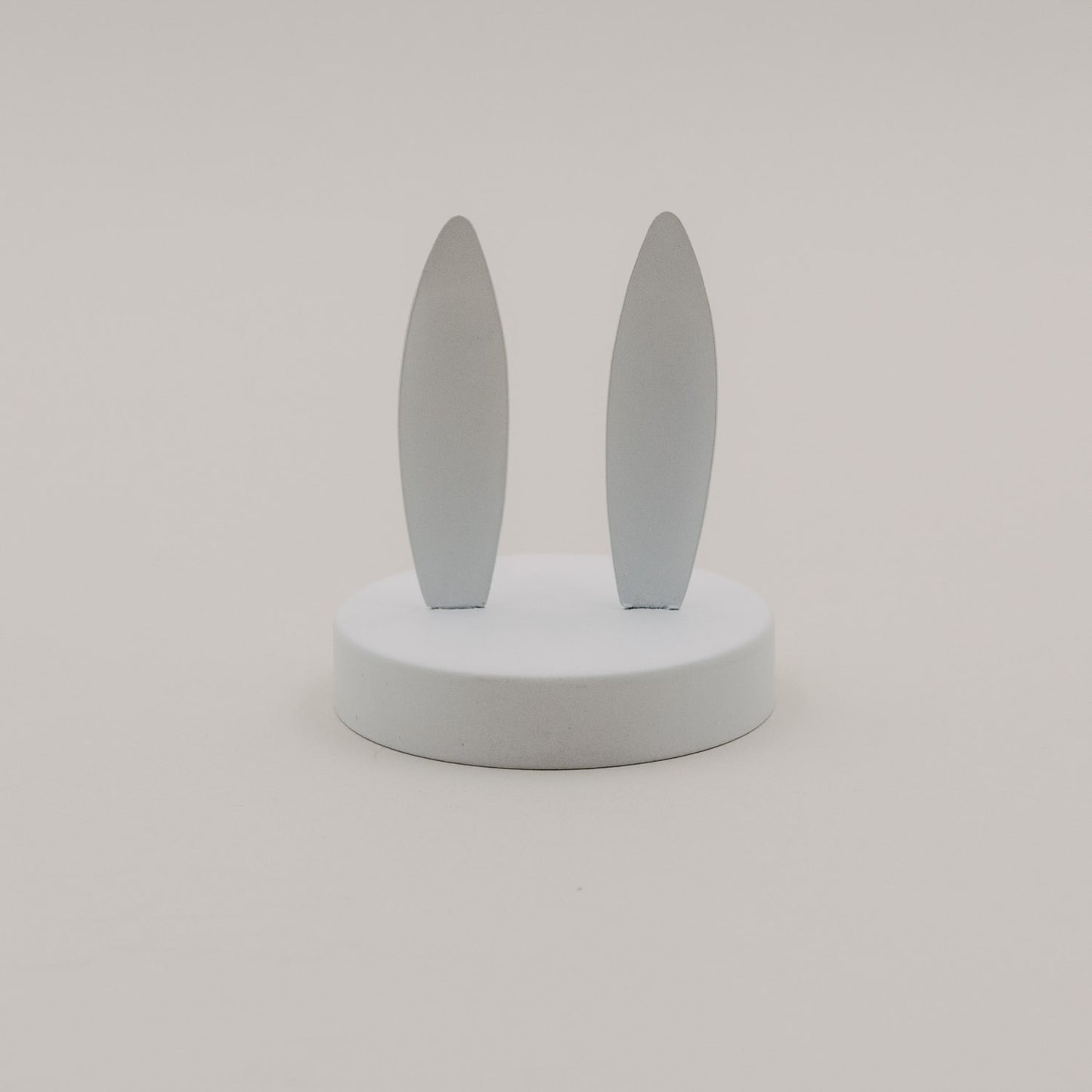 Metalldeckel Hasenohren weiß Mini Vorratsglas (VE = 6 Stk)