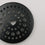Metalldeckel Blumenhalter Mini schwarz  (VE = 10 Stk.)