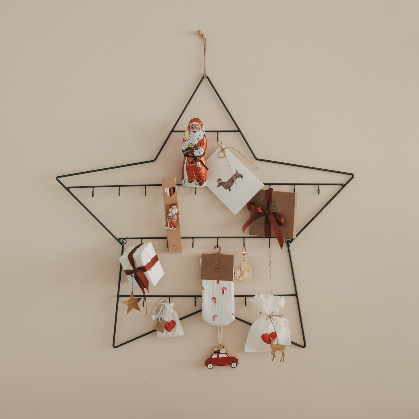Adventskalender Stern groß  (VE = 3 Stk.)