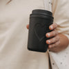 To go Becher Herz schwarz 350ml (VE = 4 Stk.)