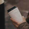 To go Becher Herz creme 350ml (VE = 4 Stk.)