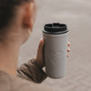 To go Becher Herz grau 540ml (VE = 4 Stk.)