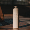 Trinkflasche aus Metall Herz creme 1000ml (VE = 4 Stk.)
