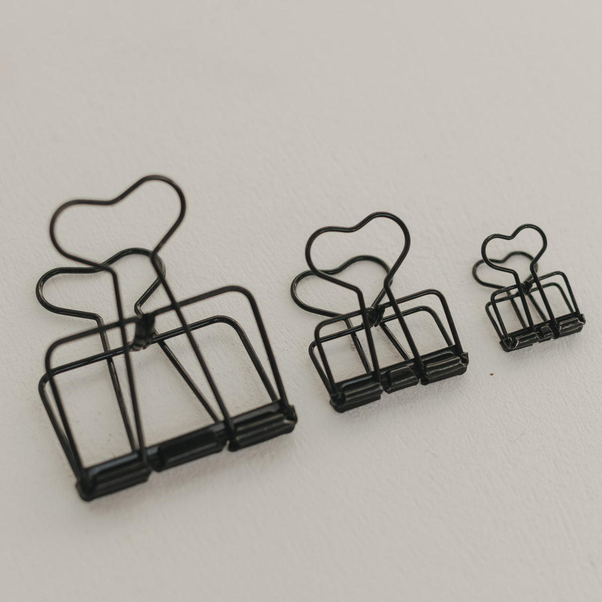 Clip klein schwarz 8er Set (VE = 6 Stk.)