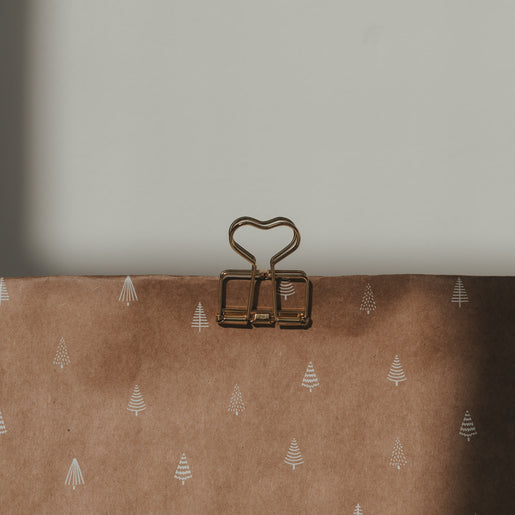 Clip mittel gold 6er Set (VE = 6 Stk.)
