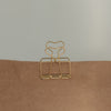 Clip groß gold 4er Set (VE = 6 Stk.)