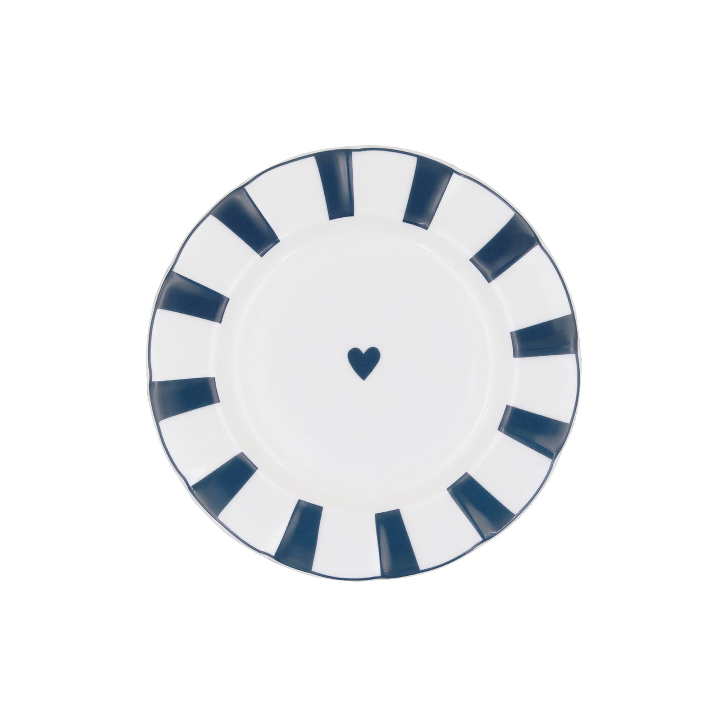 Variante Teller dunkelblau wellig – Frühstücks-, Speise- & Platzteller (VE = 4 Stk.)