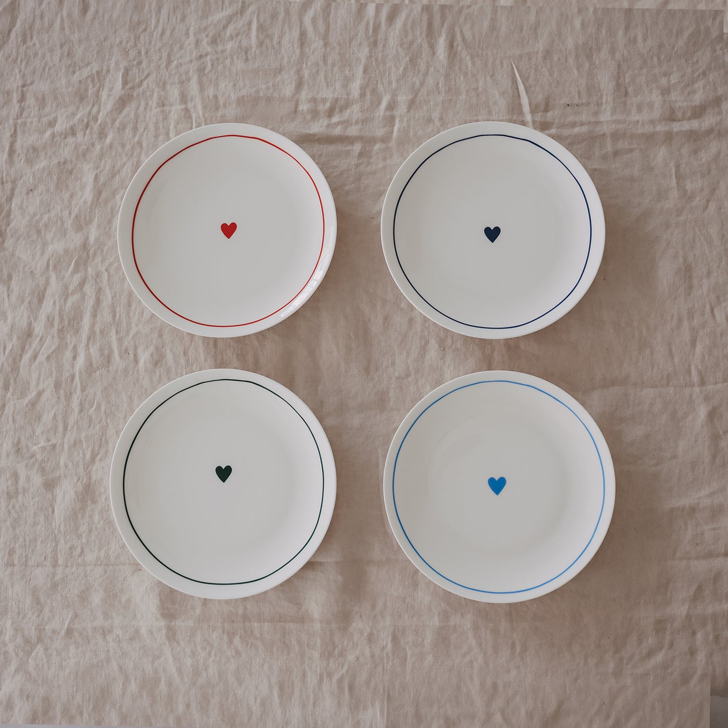 Variante Teller hellblau rund – Frühstücks-, Speise- & Platzteller (VE - 4 Stk.)