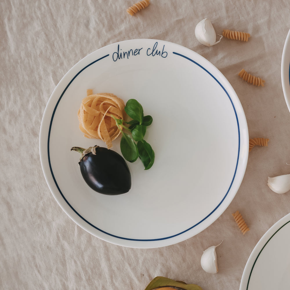 Speiseteller rund dunkelblau Dinner club (VE = 4 Stk.)
