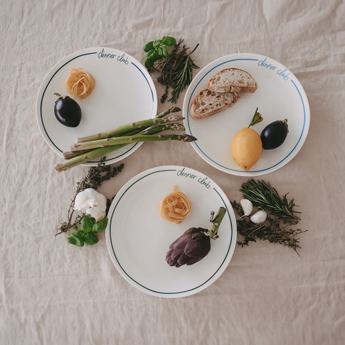 Speiseteller rund dunkelblau Dinner club (VE = 4 Stk.)