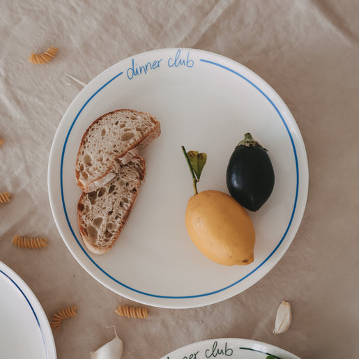 Speiseteller rund hellblau Dinner club (VE = 4 Stk.)