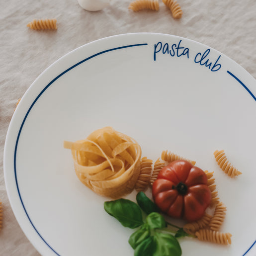 Speiseteller rund dunkelblau Pasta club (VE = 4 Stk.)