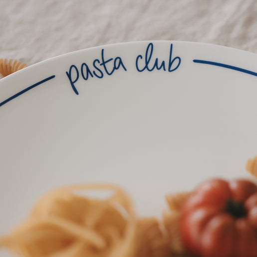 Speiseteller rund dunkelblau Pasta club (VE = 4 Stk.)
