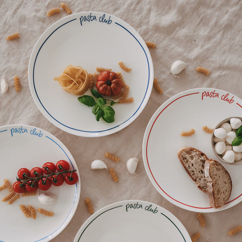 Speiseteller rund dunkelblau Pasta club (VE = 4 Stk.)