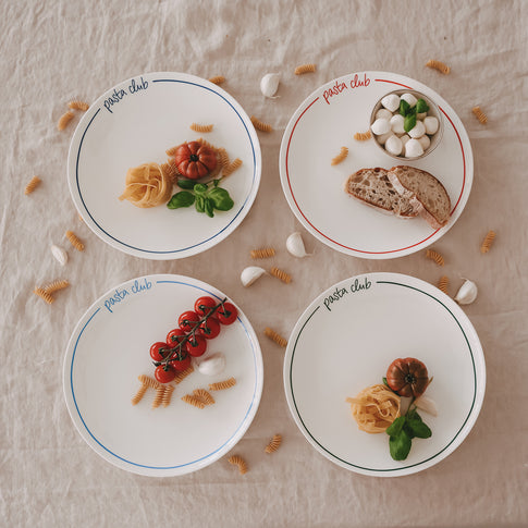 Speiseteller rund dunkelblau Pasta club (VE = 4 Stk.)