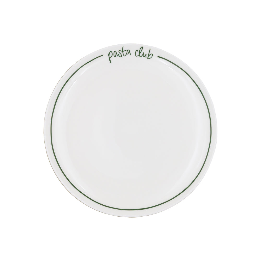 Speiseteller rund grün Pasta club (VE = 4 Stk.)