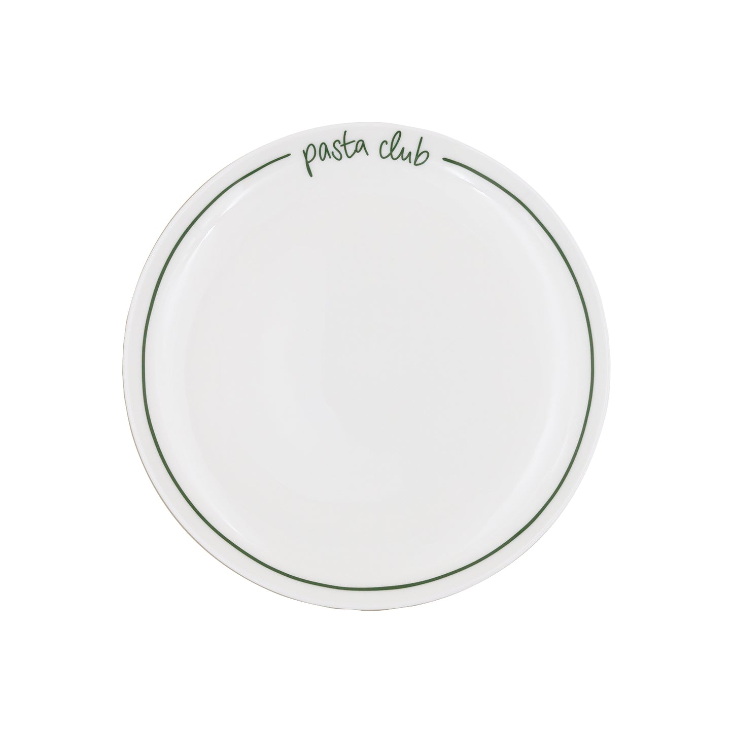 Speiseteller rund grün Pasta club (VE = 4 Stk.)
