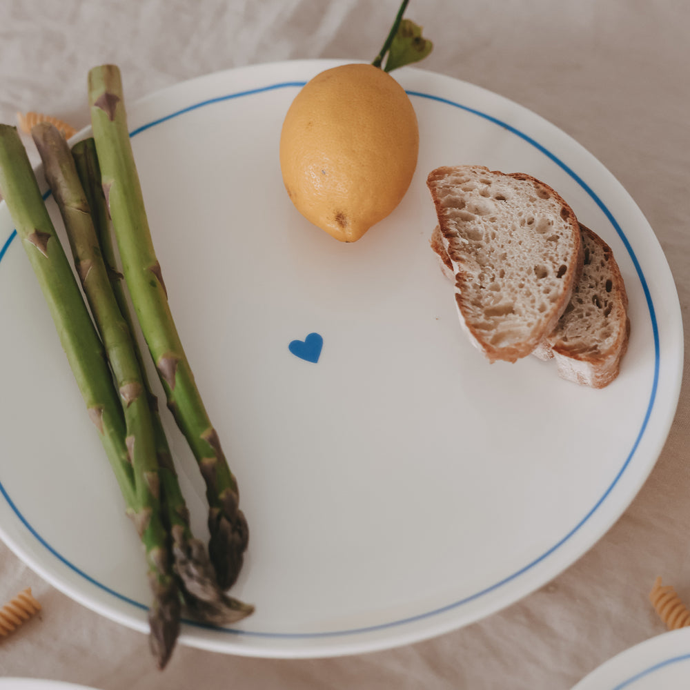 Variante Teller hellblau rund – Frühstücks-, Speise- & Platzteller (VE - 4 Stk.)