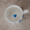 Kleine Tasse Streifen hellblau (VE = 4 Stk.)