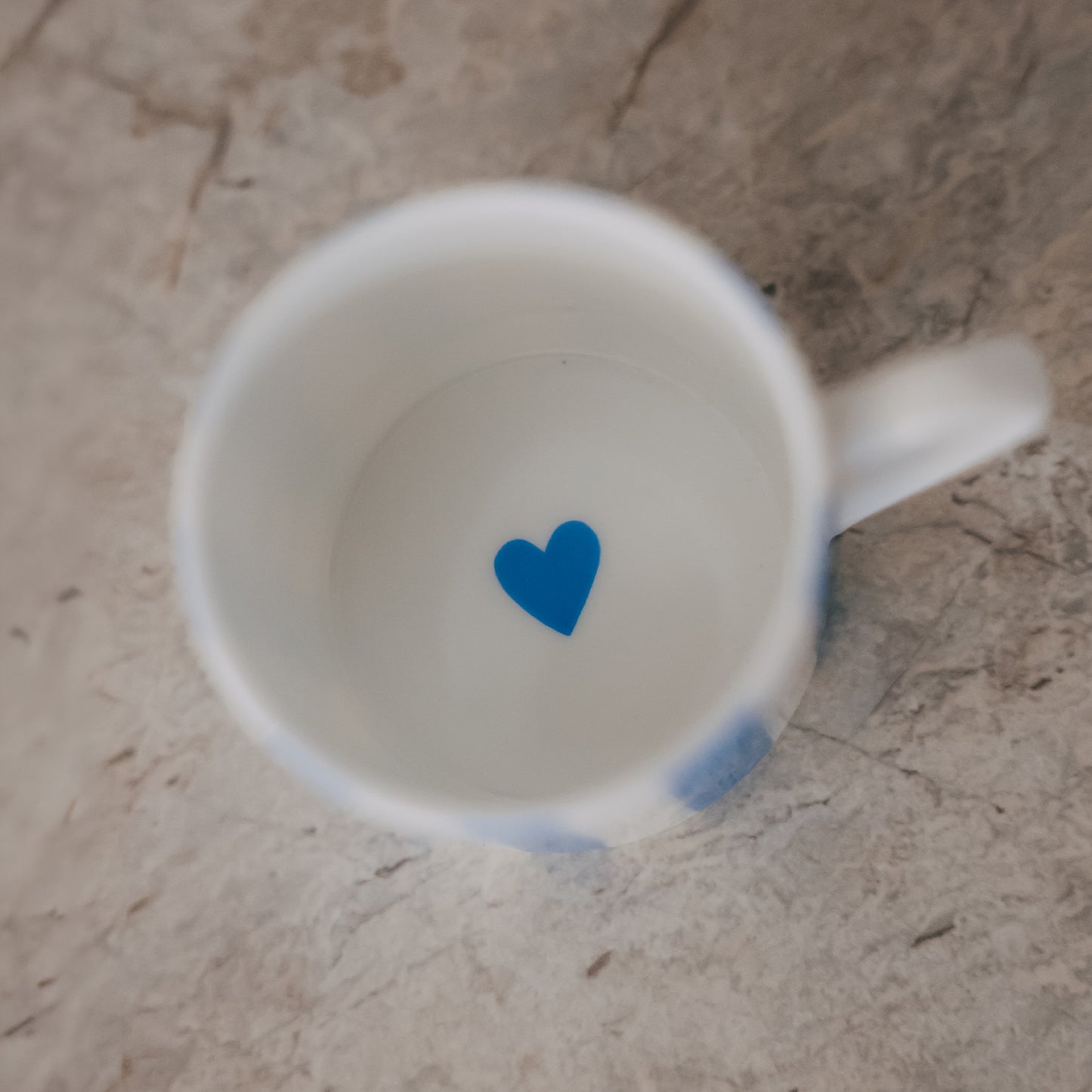 Kleine Tasse Streifen hellblau (VE = 4 Stk.)