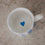 Kleine Tasse Streifen hellblau (VE = 4 Stk.)