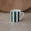 Kleine Tasse Streifen grün (VE = 4 Stk.)