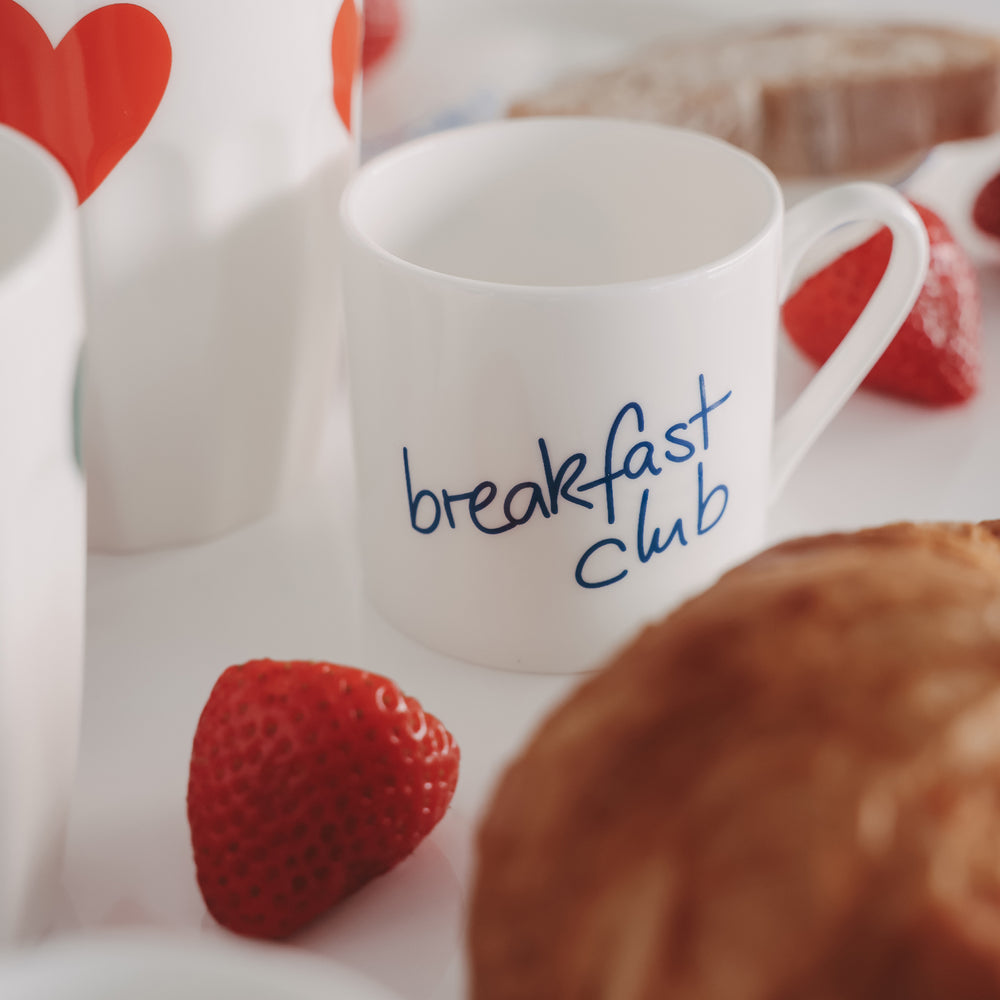 Kleine Tasse Breakfast club dunkelblau (VE = 4 Stk.)
