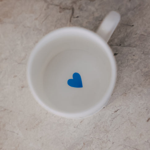 Kleine Tasse Breakfast club hellblau (VE = 4 Stk.)