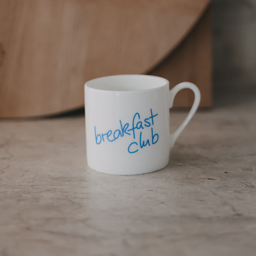 Kleine Tasse Breakfast club hellblau (VE = 4 Stk.)