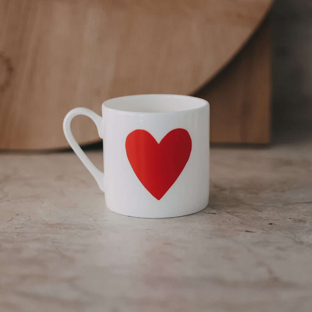 Kleine Tasse Breakfast club rot (VE = 4 Stk.)