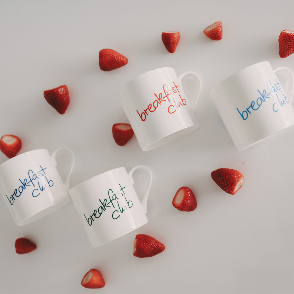 Tasse Breakfast club dunkelblau (VE = 4 Stk.)