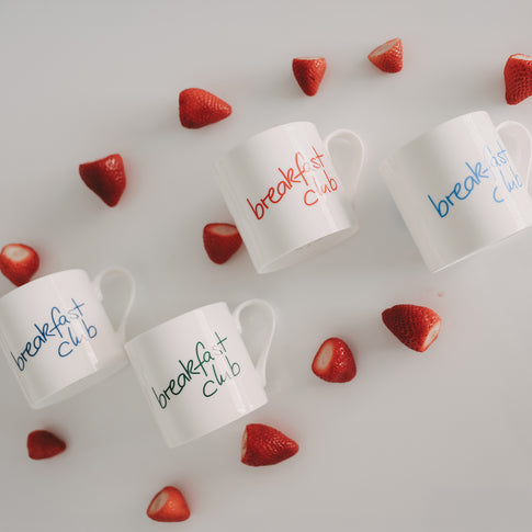 Tasse Breakfast club dunkelblau (VE = 4 Stk.)