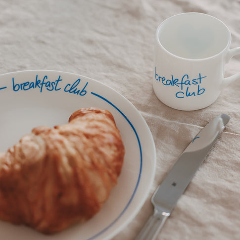 Tasse Breakfast club hellblau (VE = 4 Stk.)