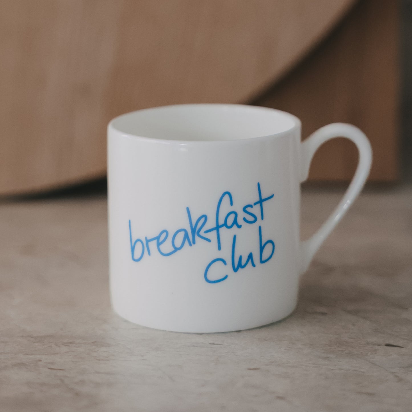 Tasse Breakfast club hellblau (VE = 4 Stk.)