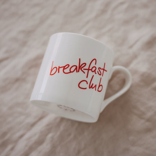 Tasse Breakfast club rot (VE = 4 Stk.)