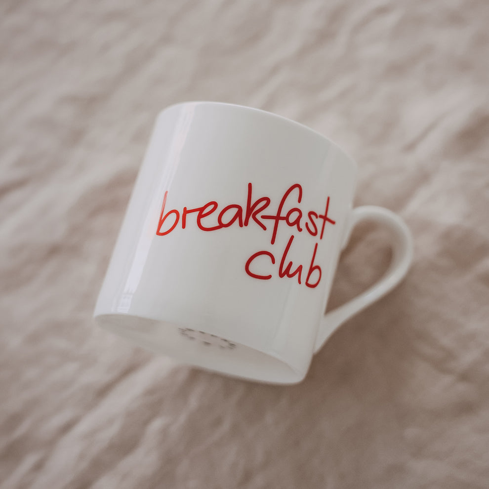 Tasse Breakfast club rot (VE = 4 Stk.)