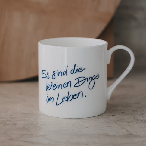 Tasse Kleine Dinge dunkelblau (VE = 4 Stk.)