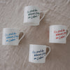 Tasse Kleine Dinge dunkelblau (VE = 4 Stk.)