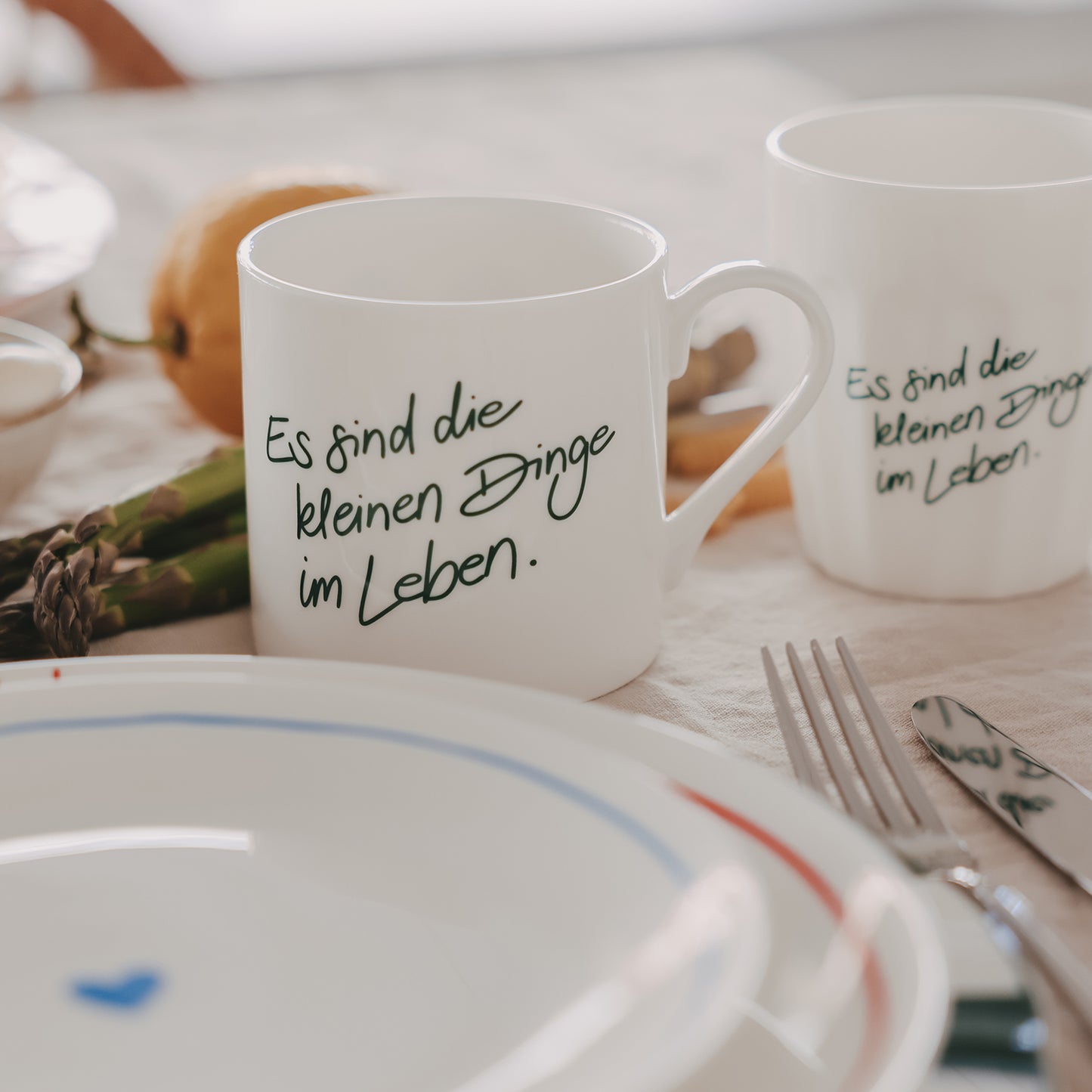 Tasse Kleine Dinge grün (VE = 4 Stk.)